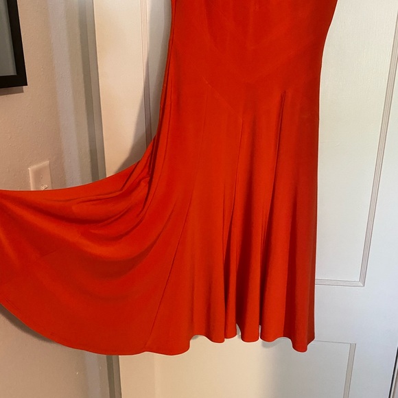Lauren Ralph Lauren Stretch Orange Dress 🍊 - Picture 6 of 7